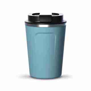 ASOBU CAFÉ COMPACT TRAVEL MUG 13 OZ BLUE