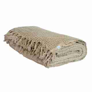 Piccola Waffle Blanket, Willow