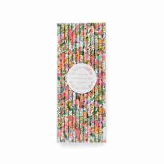 Garden Party Paper Straws