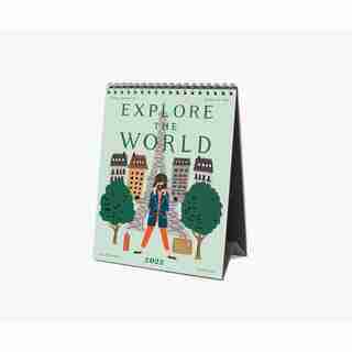 Calendrier de bureau Explorez le monde 2022
