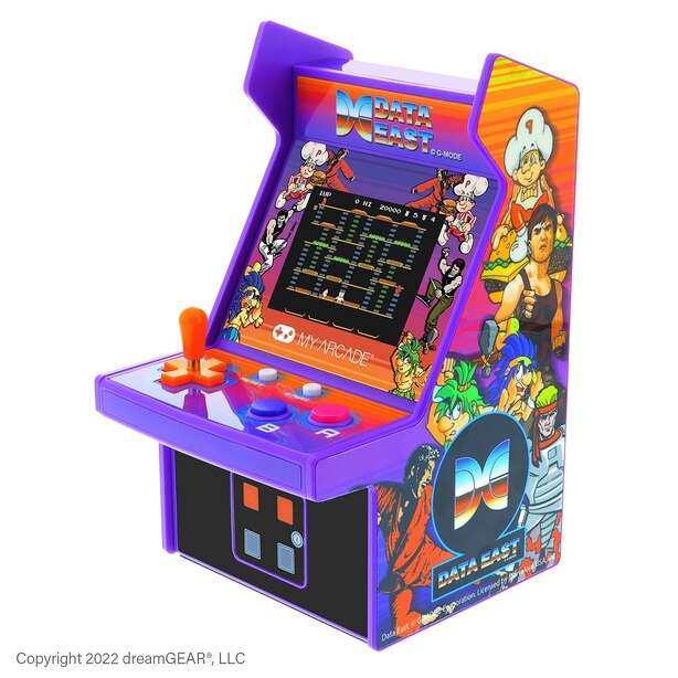 Micro Player 6.75" Data East Hits + 300 Bonus Games Collectible Retro
