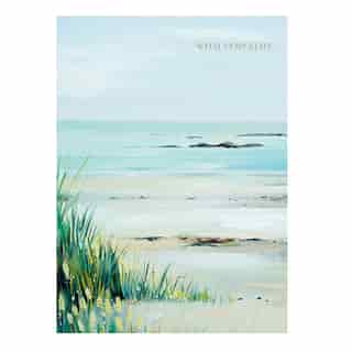 Sympathy Card Beach