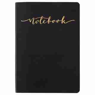 Softcover Large Notebook - Black