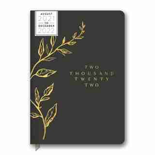 August 2021 - December 2022 Medium Weekly Green Vine Planner
