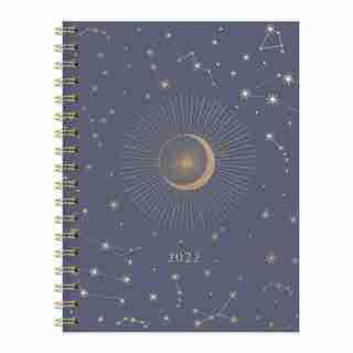 FRINGE STUDIO 2022 12 MONTH MEDIUM SPIRAL PLANNER, CELESTIAL