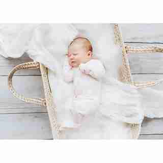 L'ovedbaby Organic Footed Overall Blush 0-3m