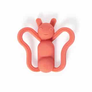 Doddle & Co - Social Butterfly Silicone Teether - Poppable Bubbles - Fidget Toy