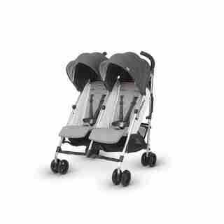 G-LINK Double Umbrella Stroller - JORDAN (Charcoal/Silver)