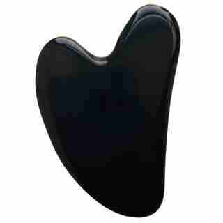 L'outil Gua Sha De Obsidienne Noire