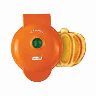 MINI WAFFLE MAKER PUMPKIN