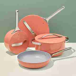 4-PIECE CERAMIC COOKWARE SET, PERRACOTTA (PINK + TERRACOTTA)