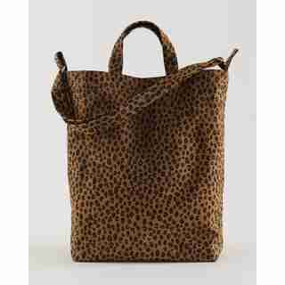 Duck reusable Bag, Nutmeg Leopard