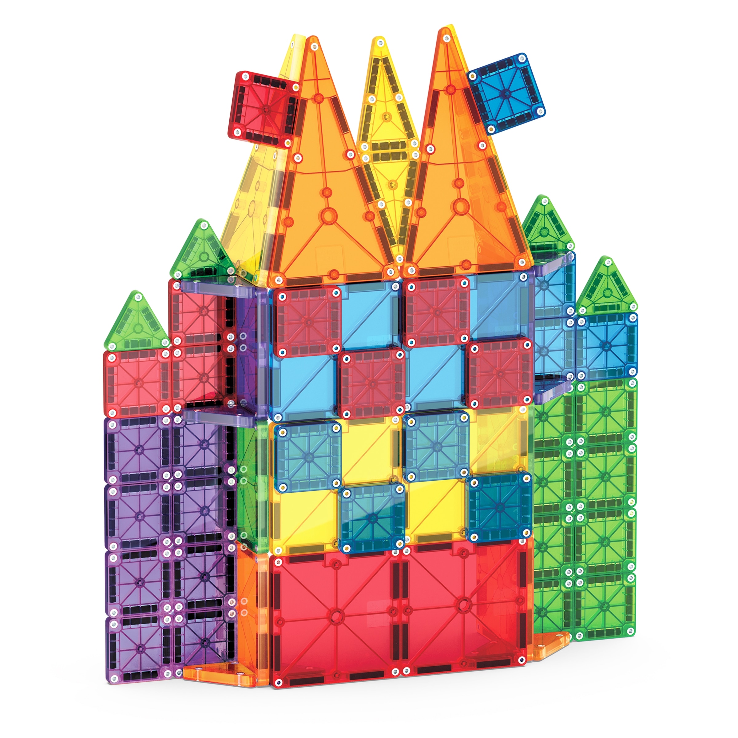 小物 mna Magna-tiles® 62-piece Magnetic Construction Set ('') | Indigo