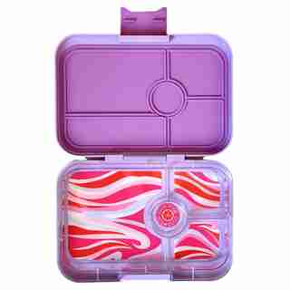Yumbox 4-Compartiments Tapas Ibiza Violet avec Plateau Groovy