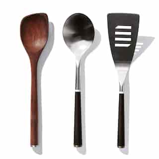 The Three Tool Kitchen Utensil Set Almost Black