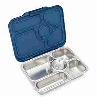 Yumbox Presto 5- Comp Santa Fe Blue Stainless Steel