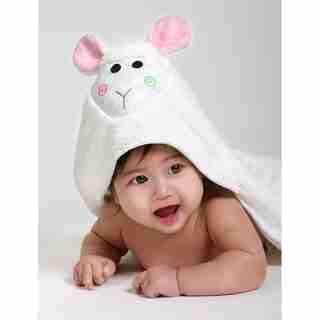 Serviette pour bébé - Lola le mouton
