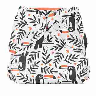 Esembly Surcouche – Taille 1 (3 à 7,7 kg/7 à 17 lb) (toucans)