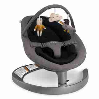 Leaf Grow Swing With Toy Bar, Charcoal