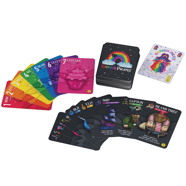Rainbow Pirates Family Card Games