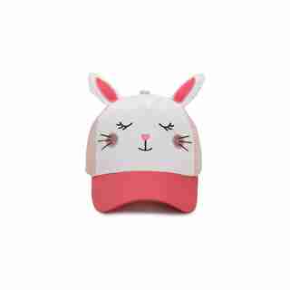 FlapjackKids - Kids' UPF50+ 3D Cap - Bunny - Large - 4-6 years