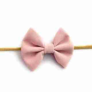 Bandeau - Noeud Fanny, Rose