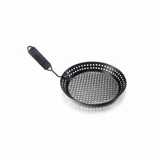Poêle à griller avec poignée amovible, antiadhésive