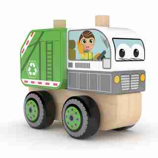 Camion poubelle a empiler