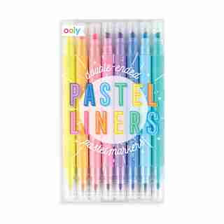 pastel liners dual tip markers