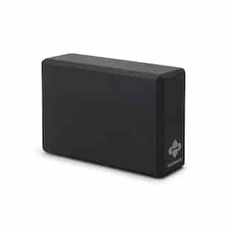 3" Foam Yoga Block, Charcoal