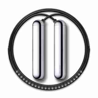 Smart Skipping Rope with LED, Chrome