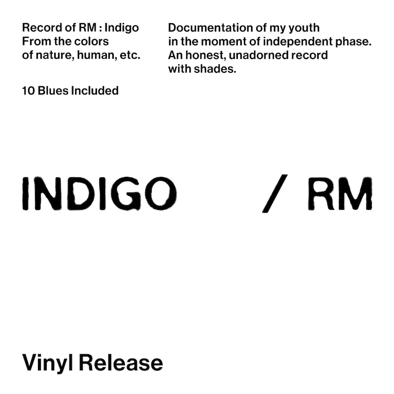 Indigo By Rm (bts) (1 Lp) ('') | Indigo