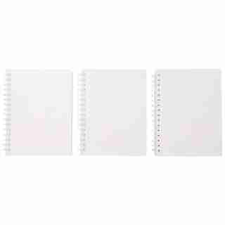 A5 Refill Lined Spiral Journal 3Pack 7X9