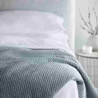 WELLNESS WEIGHTED BLANKET - 15LB, BLUE