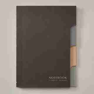 COPTIC TAB NOTEBOOK, BLACK MULTI-LAYOUT