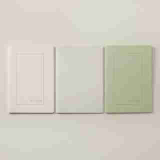 SET OF 3 LARGE NOTEBOOKS, PINK