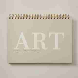 SMALL TOP SPIRAL SKETCHBOOK, ART GREY