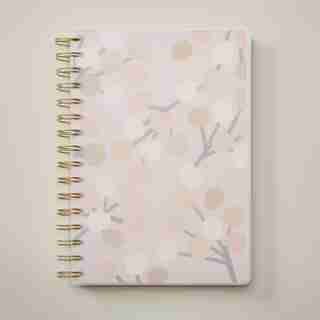 A5 RECYCLED SPIRAL NOTEBOOK, BEAUTY BERRY