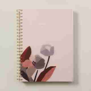A4 RECYCLED SPIRAL NOTEBOOK, QUOTE ANEMONE