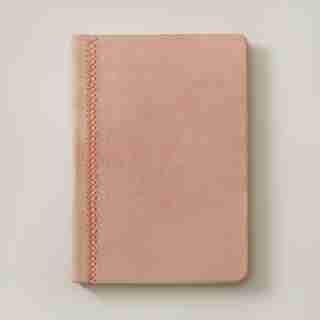 NŌTA MORNING GLORY SUEDE EMBROIDERED JOURNAL DUSTY ROSE