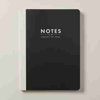 COMPOSITION NOTEBOOK, BLACK