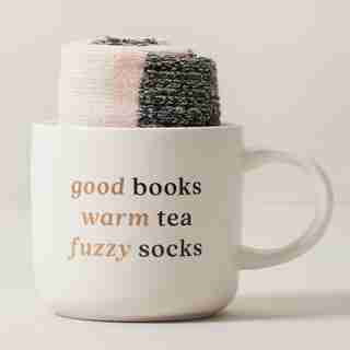 MUG & SOCK GIFT SET GOOD BOOKS