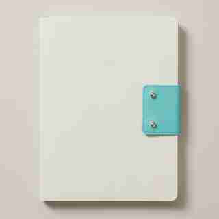 LARGE BUTTON JOURNAL, IVORY