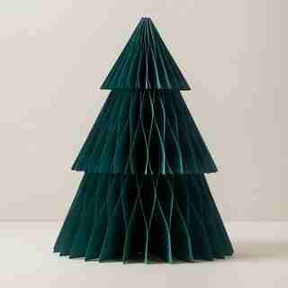 MEDIUM PAPER ACCORDION TREE, TEAL