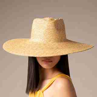 BRAIDED FEDORA, NATURAL