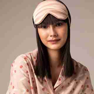 SILK SLEEP MASK, ROSE