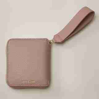 LOOPED TAB WALLET, MINK