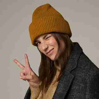 CHROMA ECO RIBBED BEANIE, MOSS