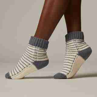LADDER LACE LO-RISE READING SOCKS™ STEEL BLUE