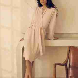 READING ROBE, PINK SMALL-MEDIUM